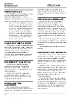 Preview for 6 page of Winnebago 2006 Outlook Operator'S Manual