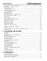 Preview for 2 page of Winnebago 2009 Adventurer Operator'S Manual