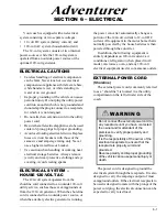 Preview for 63 page of Winnebago 2009 Adventurer Operator'S Manual