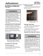 Preview for 67 page of Winnebago 2009 Adventurer Operator'S Manual