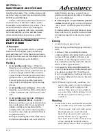 Preview for 132 page of Winnebago 2009 Adventurer Operator'S Manual