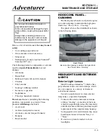 Preview for 135 page of Winnebago 2009 Adventurer Operator'S Manual