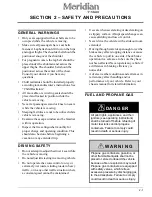 Preview for 15 page of Winnebago 2010 Meridian V Class Operator'S Manual