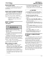 Preview for 153 page of Winnebago 2010 Meridian V Class Operator'S Manual