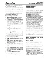 Preview for 21 page of Winnebago 2010 Sunstar Owner'S Manual