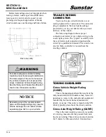 Preview for 124 page of Winnebago 2010 Sunstar Owner'S Manual