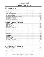 Предварительный просмотр 1 страницы Winnebago 2011 Cambria Owner'S Manual