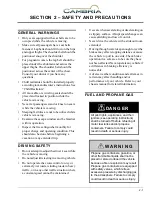 Preview for 15 page of Winnebago 2011 Cambria Owner'S Manual