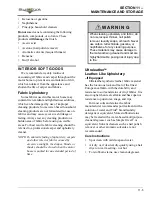 Preview for 119 page of Winnebago 2011 sunova Operator'S Manual