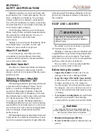 Preview for 22 page of Winnebago 2012 Access Owner'S Manual