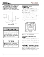 Preview for 120 page of Winnebago 2012 Access Owner'S Manual