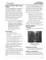 Preview for 121 page of Winnebago 2012 Access Owner'S Manual