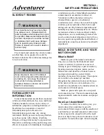 Preview for 19 page of Winnebago 2013 Adventurer Operator'S Manual