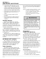 Preview for 144 page of Winnebago 2014 Adventurer Operator'S Manual