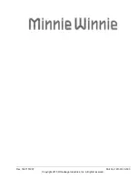 Preview for 1 page of Winnebago 2016 Minnie Winnie Operator'S Manual