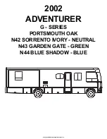 Preview for 1 page of Winnebago ADVENTURER 2002 WFG35U Service