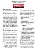 Preview for 3 page of Winnebago Adventurer 2005 Owner'S Manual