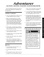 Preview for 13 page of Winnebago Adventurer 2005 Owner'S Manual