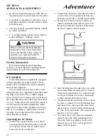 Preview for 42 page of Winnebago Adventurer 2005 Owner'S Manual
