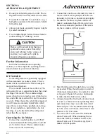 Предварительный просмотр 42 страницы Winnebago Adventurer 2005 Owner'S Manual