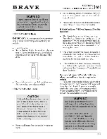 Preview for 35 page of Winnebago BRAVE Owner'S Manual