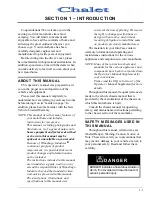 Preview for 7 page of Winnebago Chalet 22BR Owner'S Manual