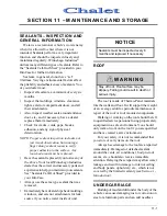 Preview for 103 page of Winnebago Chalet 22BR Owner'S Manual