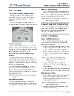 Preview for 111 page of Winnebago Chalet 22BR Owner'S Manual