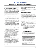 Preview for 27 page of Winnebago Chalet 27CR2006 Manual