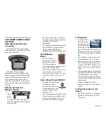 Preview for 1 page of Winnebago Flip-Down Screen TV/DVD Video Players Operation Manual