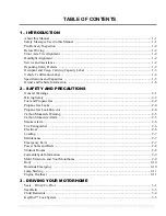 Preview for 3 page of Winnebago FORZA 34T Manual