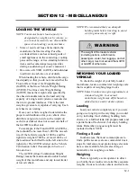 Preview for 151 page of Winnebago FORZA 34T Manual