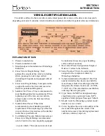 Preview for 9 page of Winnebago HORIZON 40FD Manual