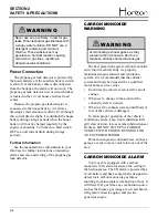 Preview for 16 page of Winnebago HORIZON 40FD Manual