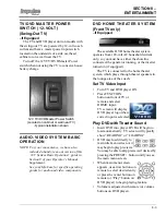 Preview for 81 page of Winnebago Impulse Silver User Manual