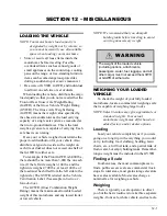 Preview for 141 page of Winnebago Journey 2022 Manual