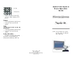 Preview for 2 page of Winnebago Minnie Winnie Spirit Basic Operation Manual