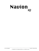 Предварительный просмотр 1 страницы Winnebago Navion iQ Owner'S Manual