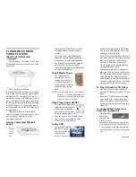 Winnebago Rear Bunk Basic Operation Manual предпросмотр
