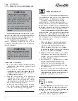 Preview for 26 page of Winnebago rialta Owner'S Manual