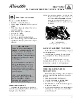 Preview for 31 page of Winnebago rialta Owner'S Manual