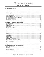 Preview for 1 page of Winnebago SIGHTSEER 30A Operator'S Manual