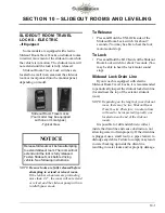 Preview for 119 page of Winnebago Suncruiser User Manual