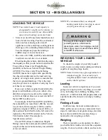 Preview for 147 page of Winnebago Suncruiser User Manual