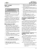 Preview for 153 page of Winnebago Suncruiser User Manual