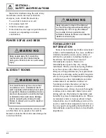 Preview for 22 page of Winnebago SUNOVA Operator'S Manual