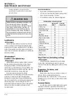 Preview for 138 page of Winnebago SUNOVA Operator'S Manual