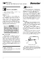 Preview for 40 page of Winnebago Sunstar 2002 Operator'S Manual