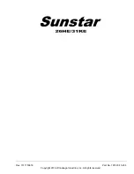 Preview for 1 page of Winnebago Sunstar 26HE User Manual