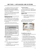 Preview for 31 page of Winnebago Travato 2019 Operator'S Manual